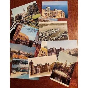 LOT OF 14 VTG  TRAVEL‎ POSTCARDS  ENGLAND. MEXICO, YORSHIRE, ECT